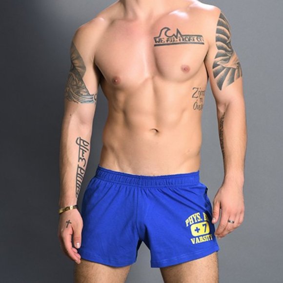 Andrew Christian Phys. Ed Shorts Royal Blue NWT - Picture 3 of 6
